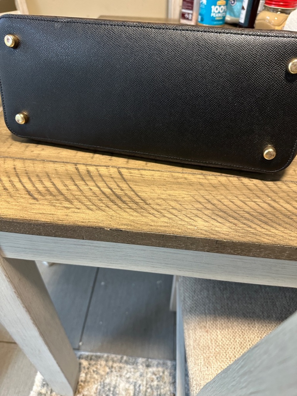 Coach Brown and Black Signature Tote - Picture 3 of 5